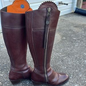 Women’s Fairfax and Favor Heeled Regina Leather Boots Sz 38/7 (US) Regular Calf